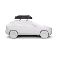 Thule Pulse 2 - M (400 Litre Hacim) + WingbarEvo Portbagaj Seti